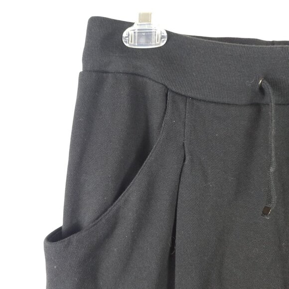 Mens L Black Cuffed Casual Jogger Sweatpants Street Outdoor Athleisure Zara - Picture 4 of 16